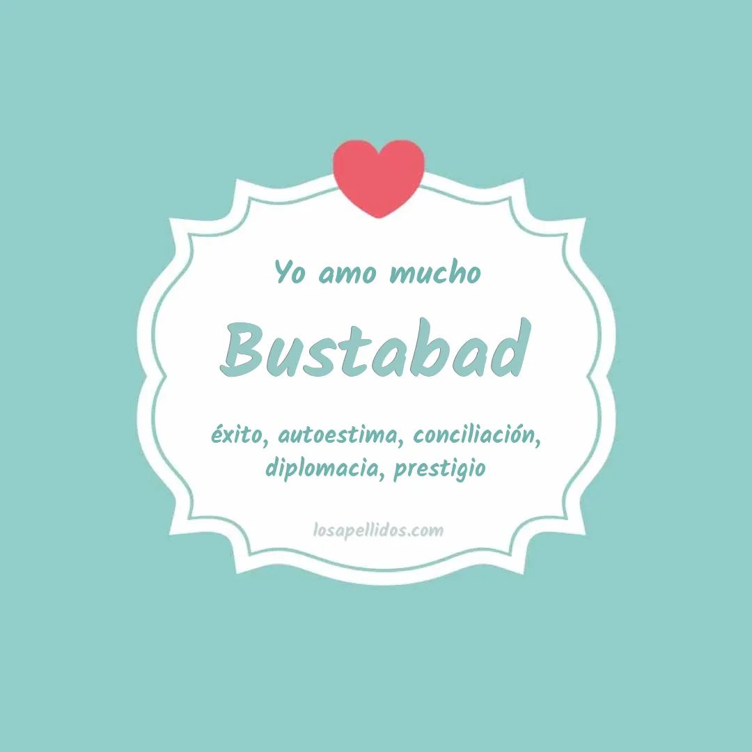 Yo amo mucho Bustabad