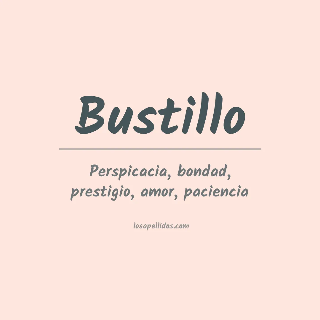 Apellido Bustillo