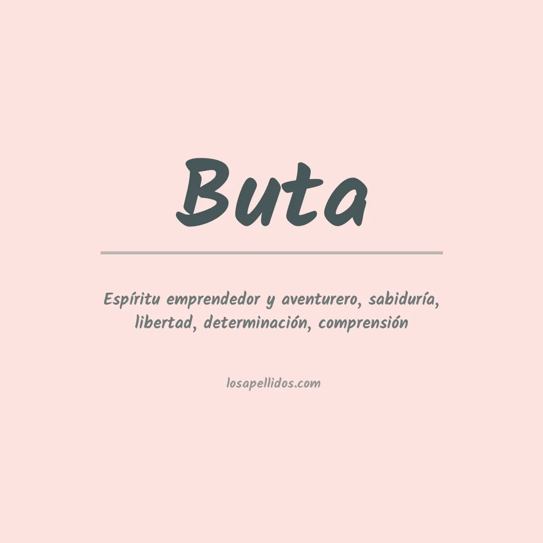 Apellido Buta