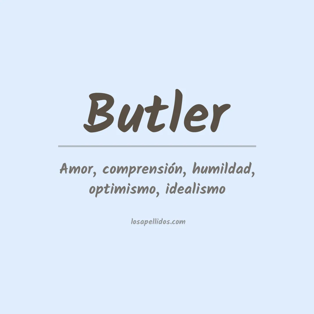 Apellido Butler