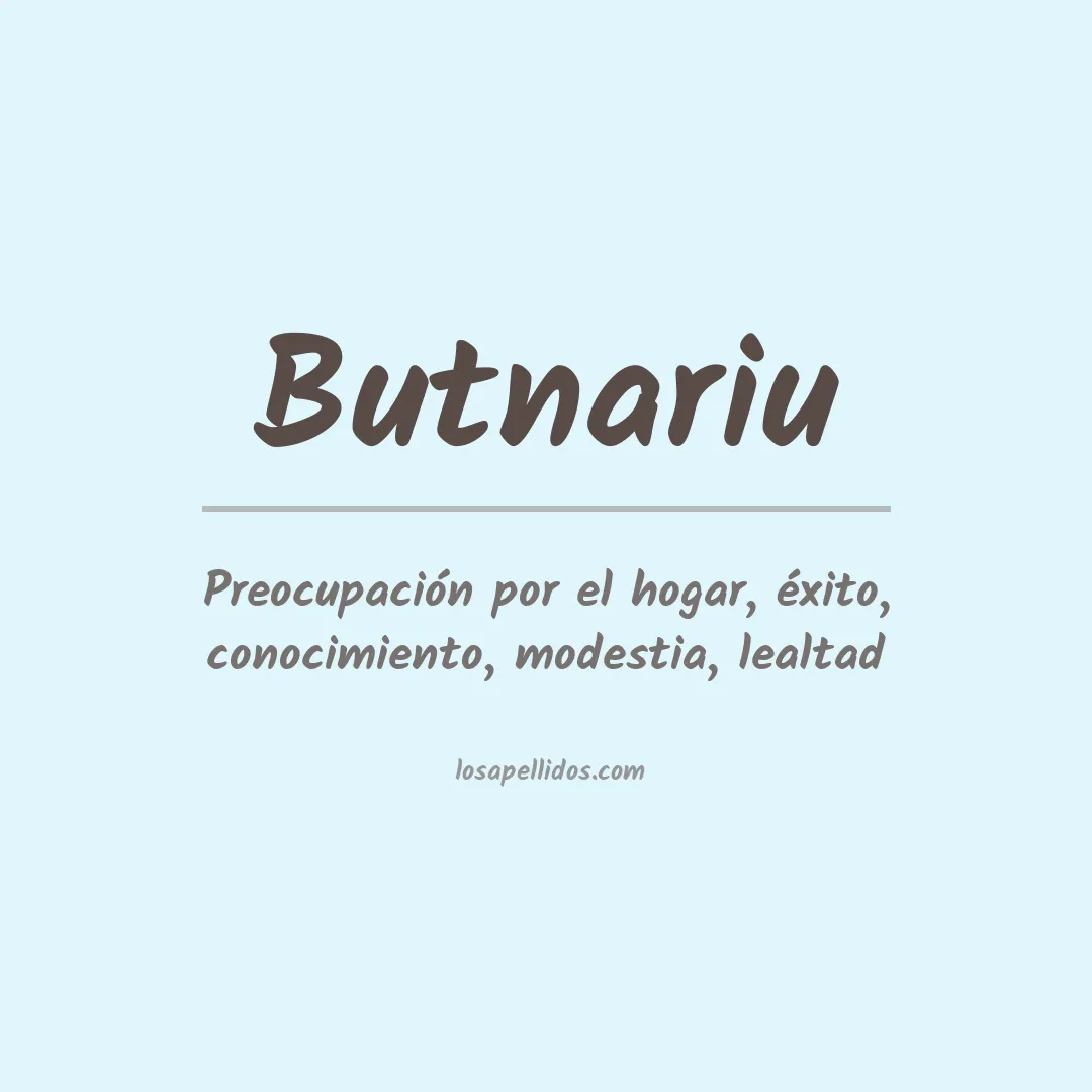 Apellido Butnariu