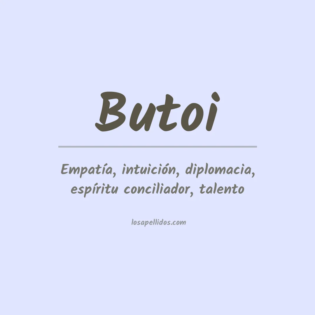 Apellido Butoi