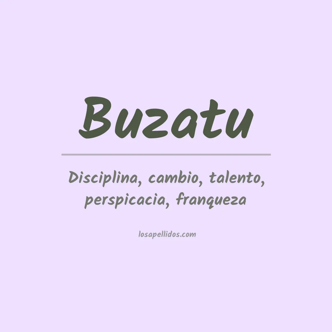 Apellido Buzatu