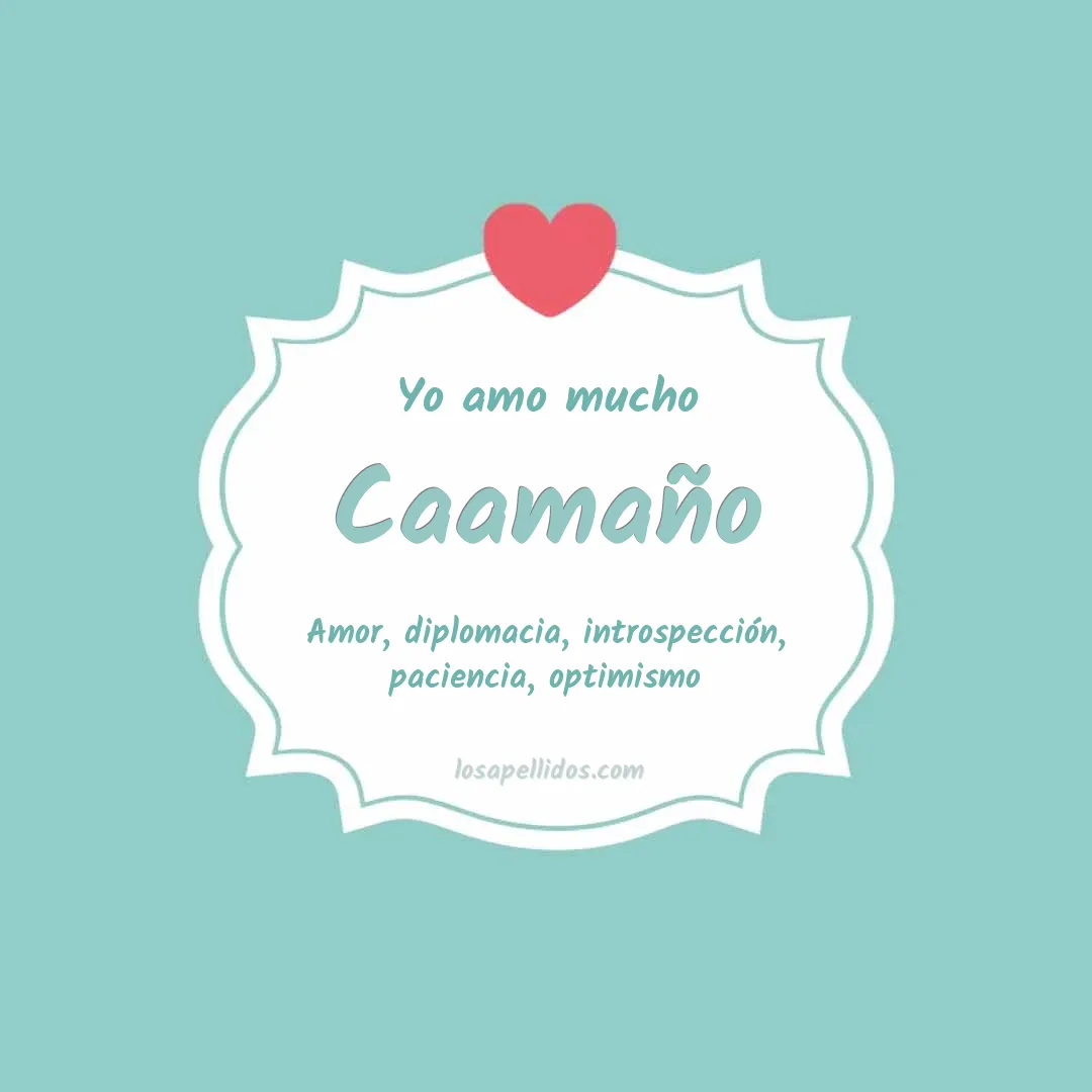 Yo amo mucho Caamaño
