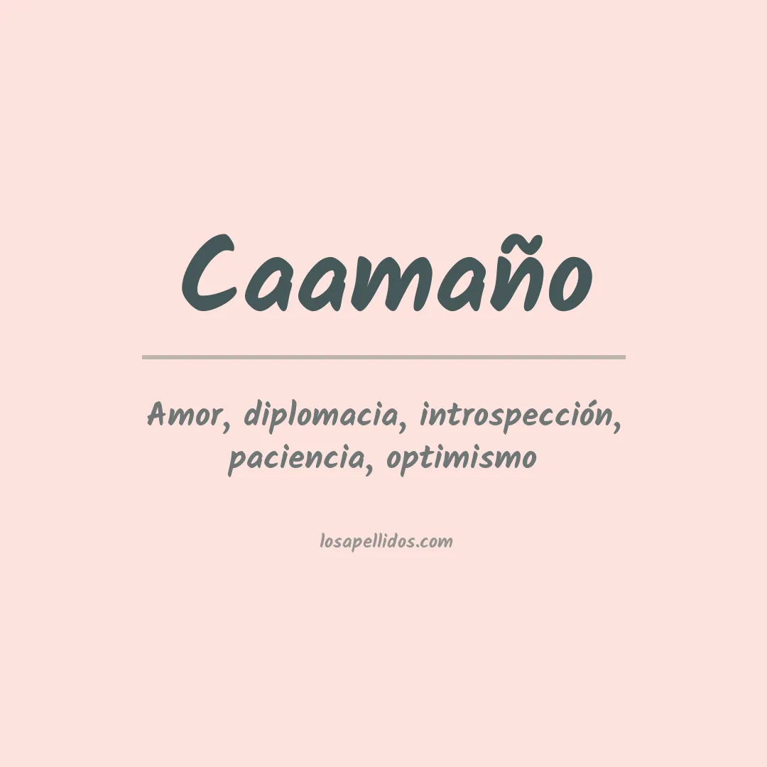Apellido Caamaño