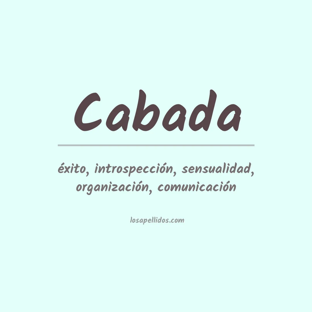 Apellido Cabada