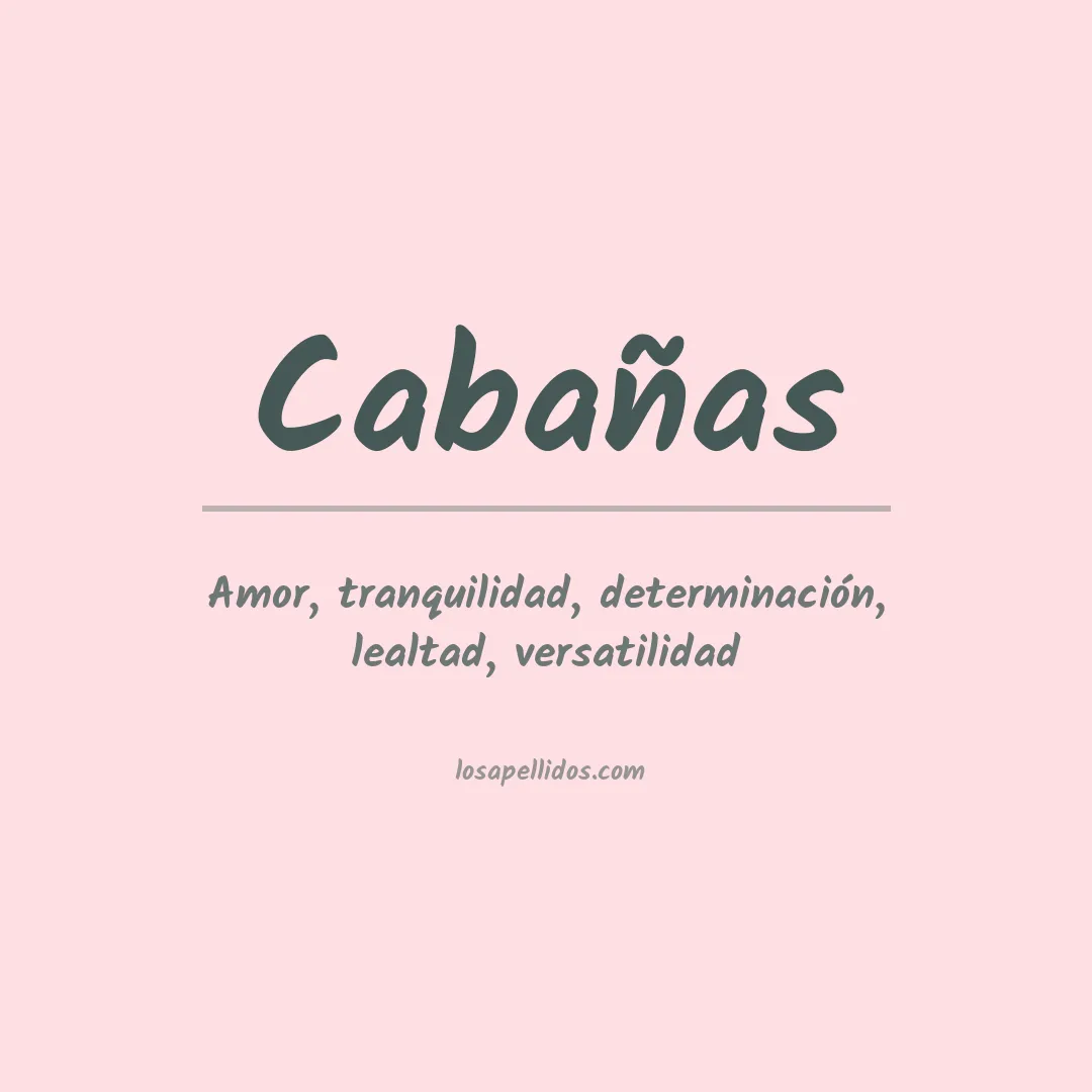 Apellido Cabañas