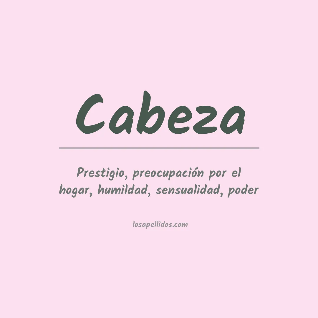 Apellido Cabeza
