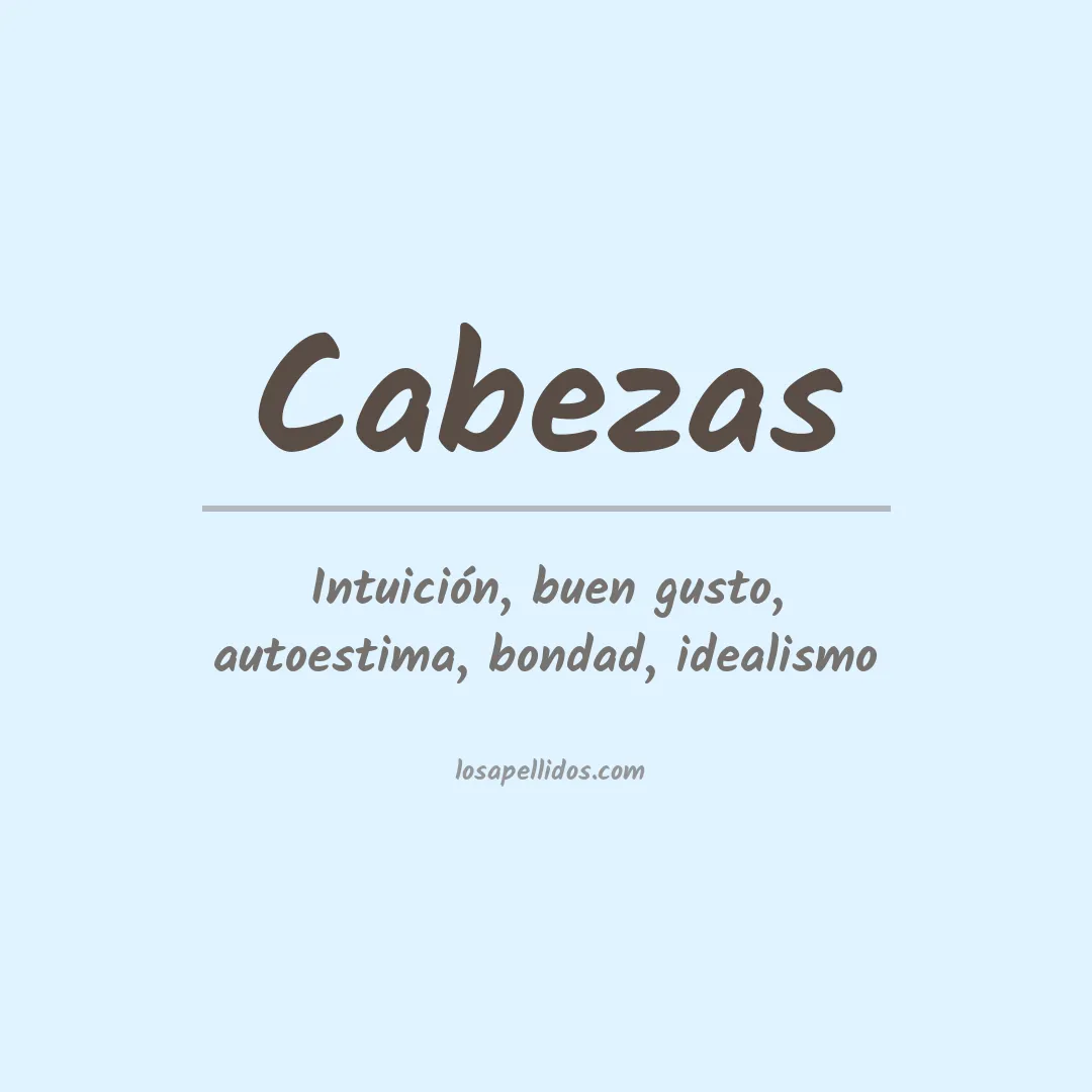 Apellido Cabezas