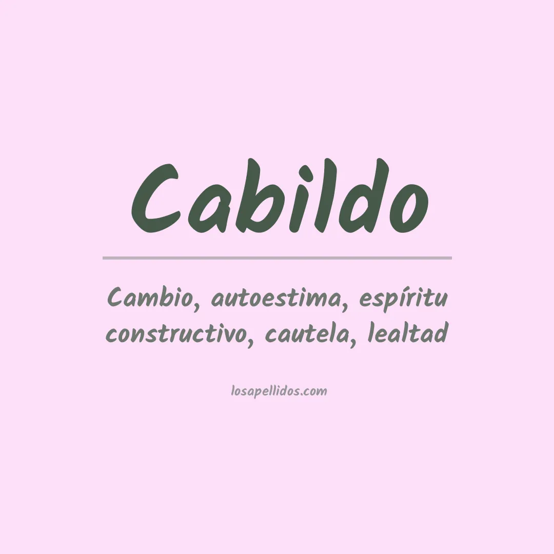 Apellido Cabildo