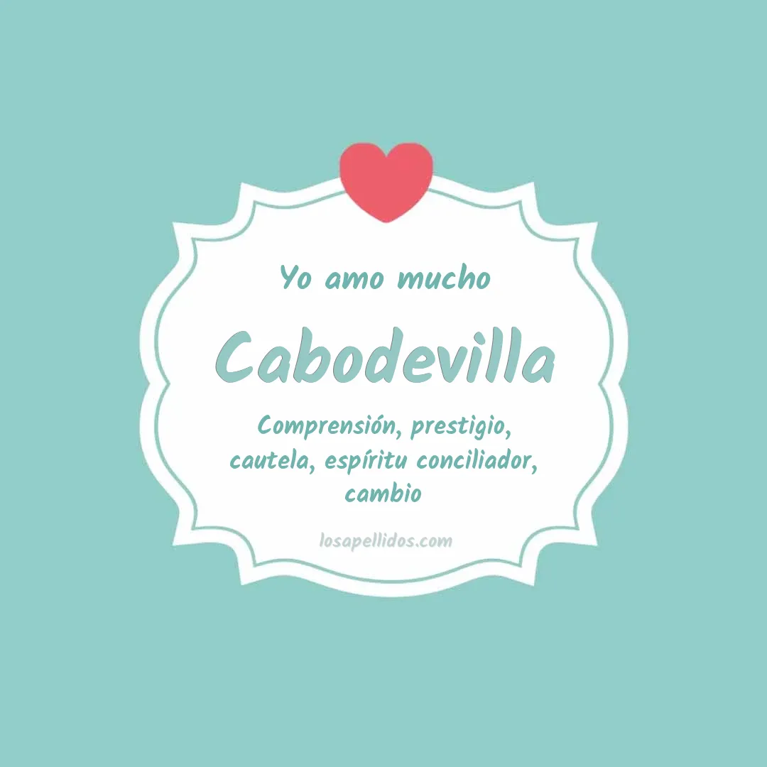 Yo amo mucho Cabodevilla