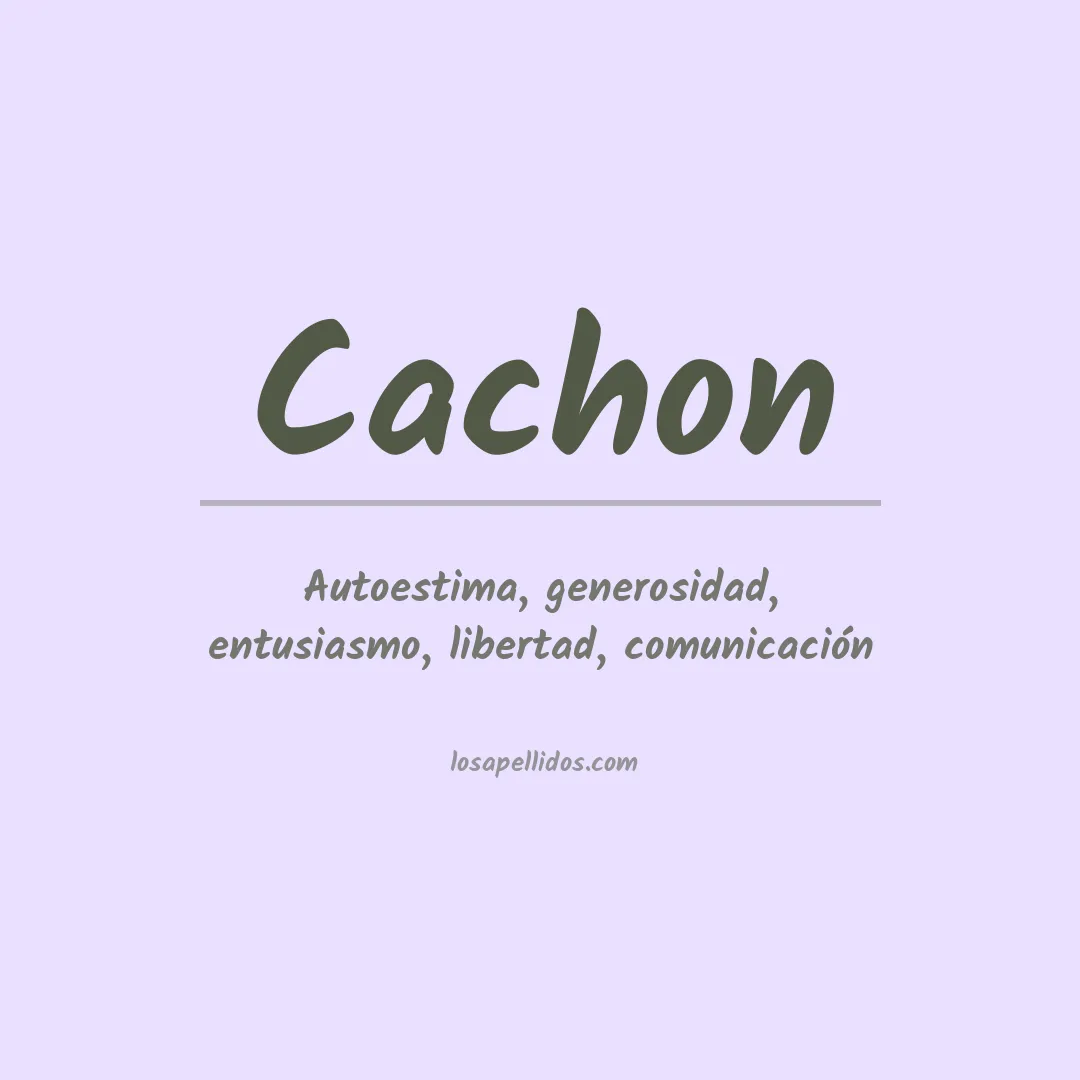Apellido Cachon