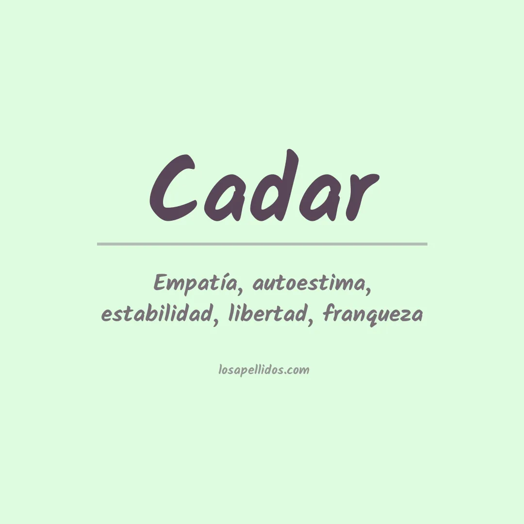 Apellido Cadar