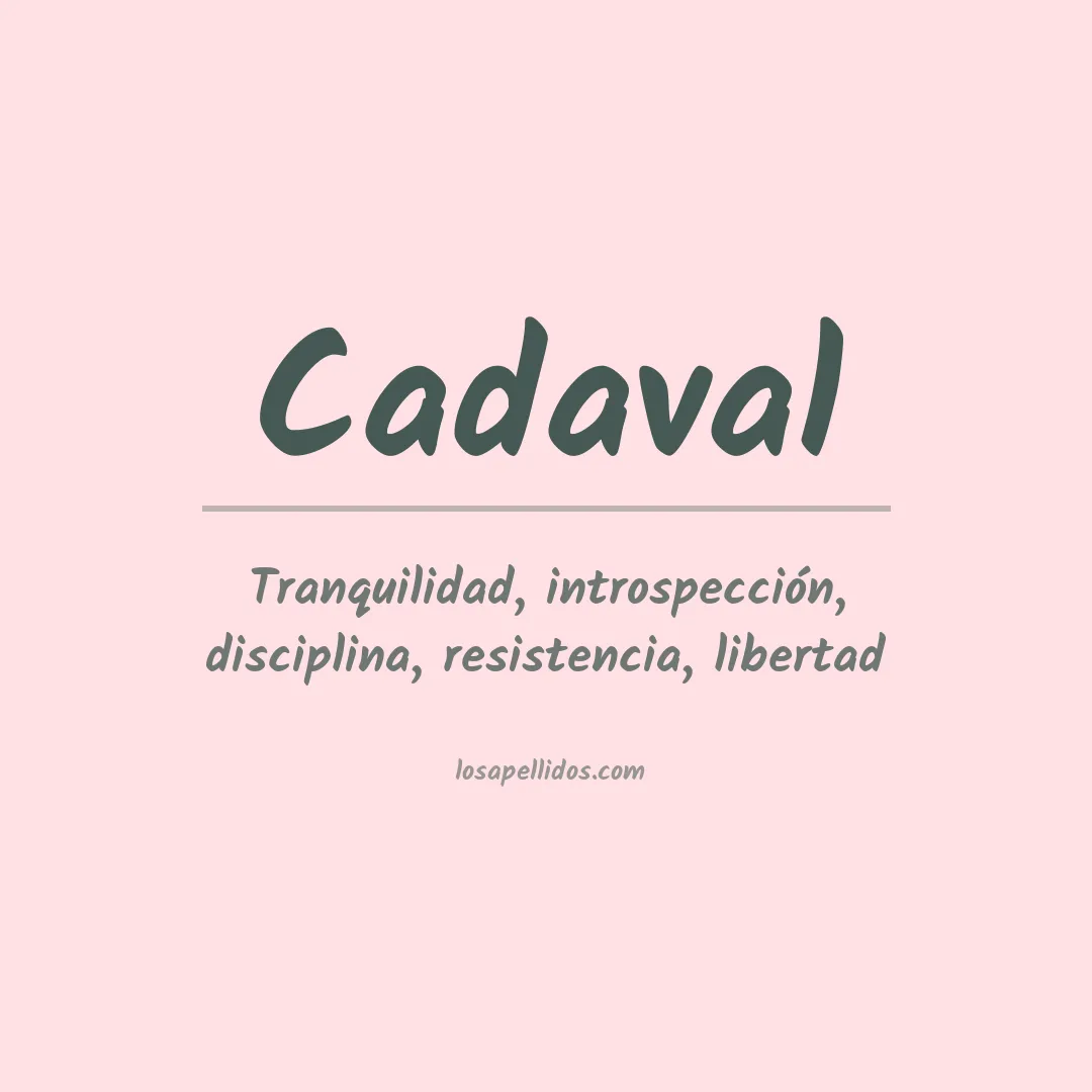Apellido Cadaval