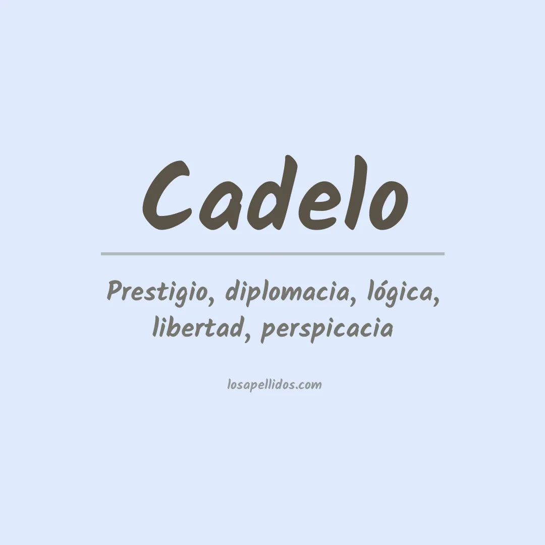 Apellido Cadelo