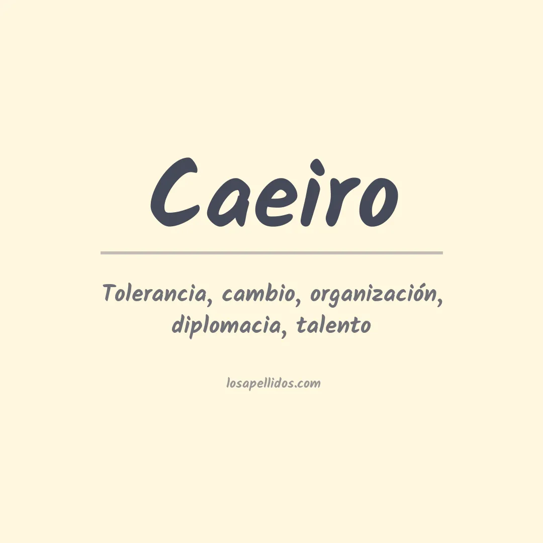 Apellido Caeiro