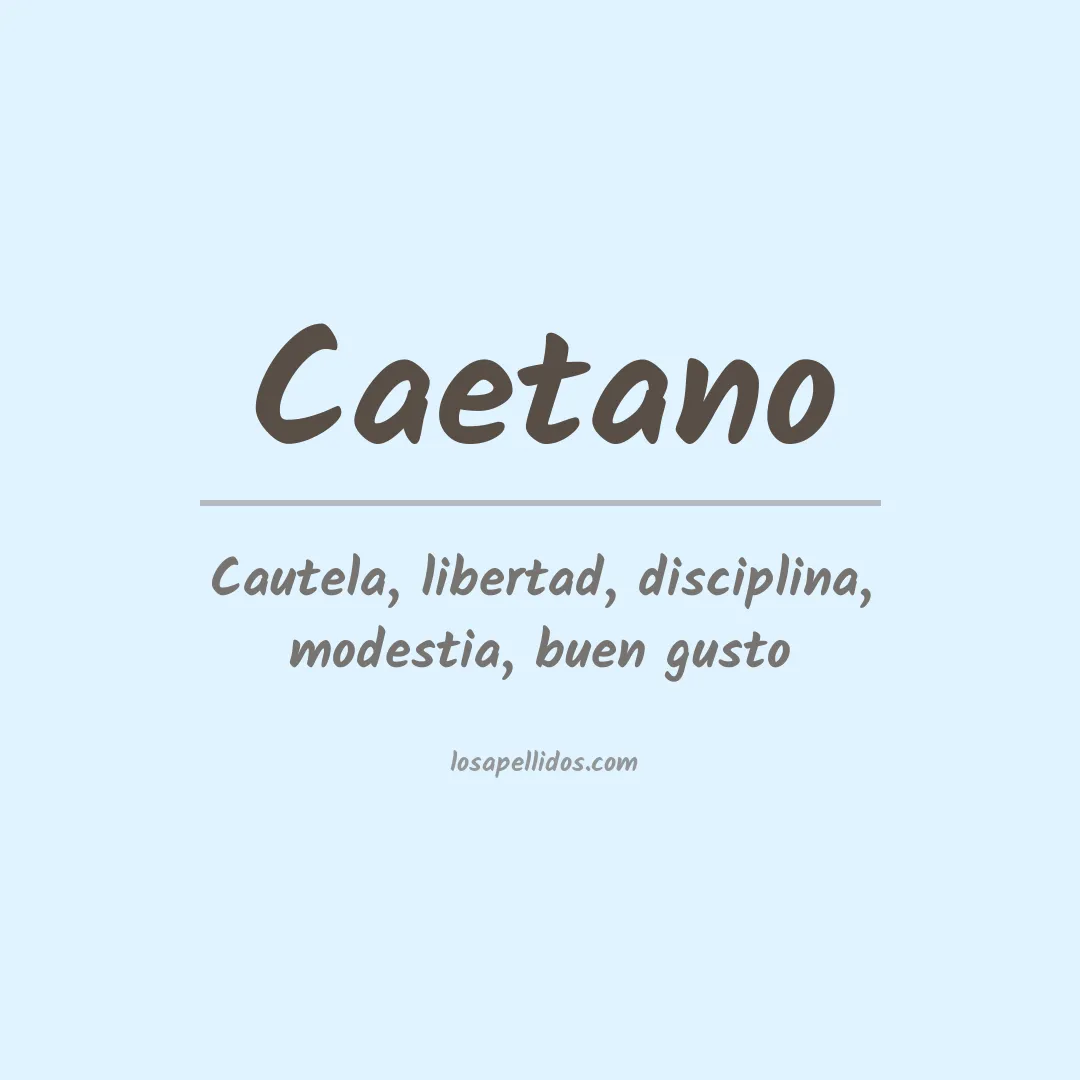 Apellido Caetano