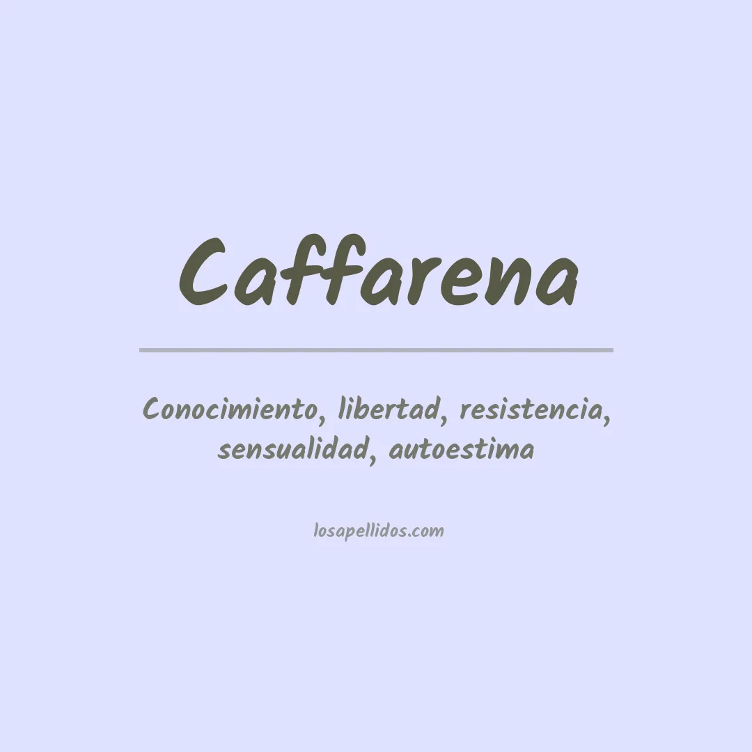 Apellido Caffarena