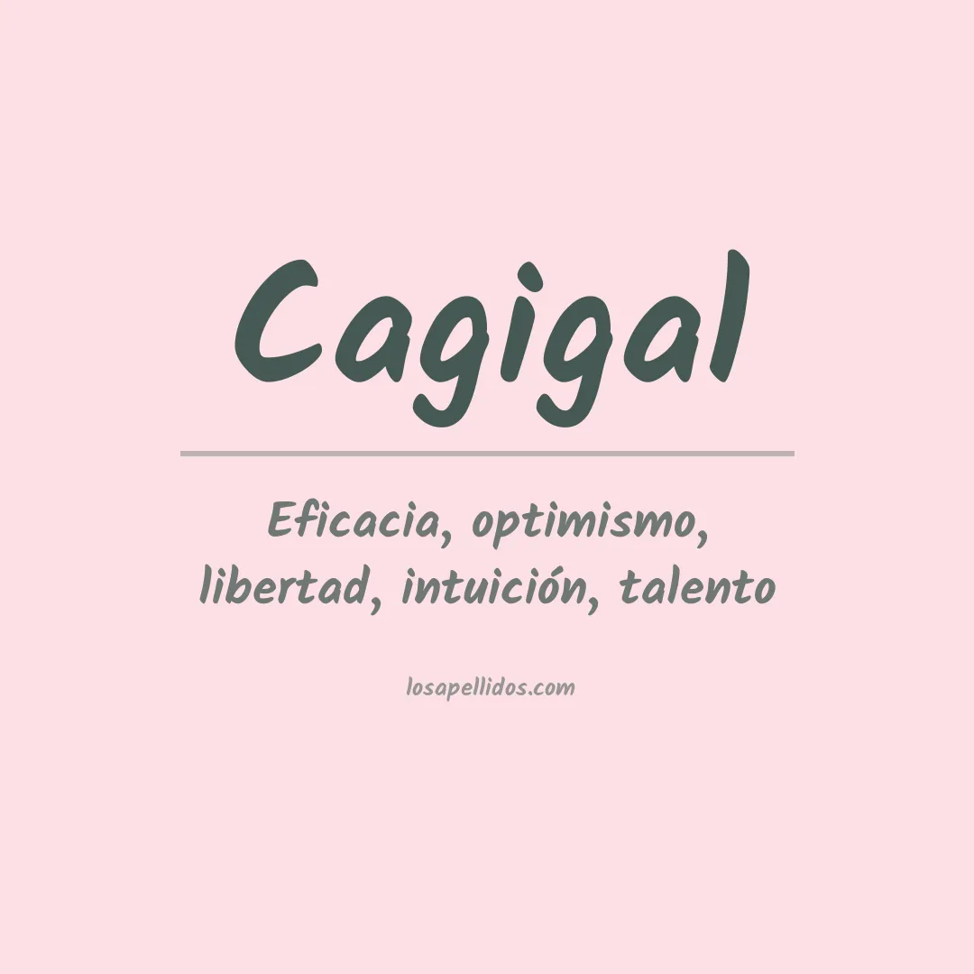 Apellido Cagigal