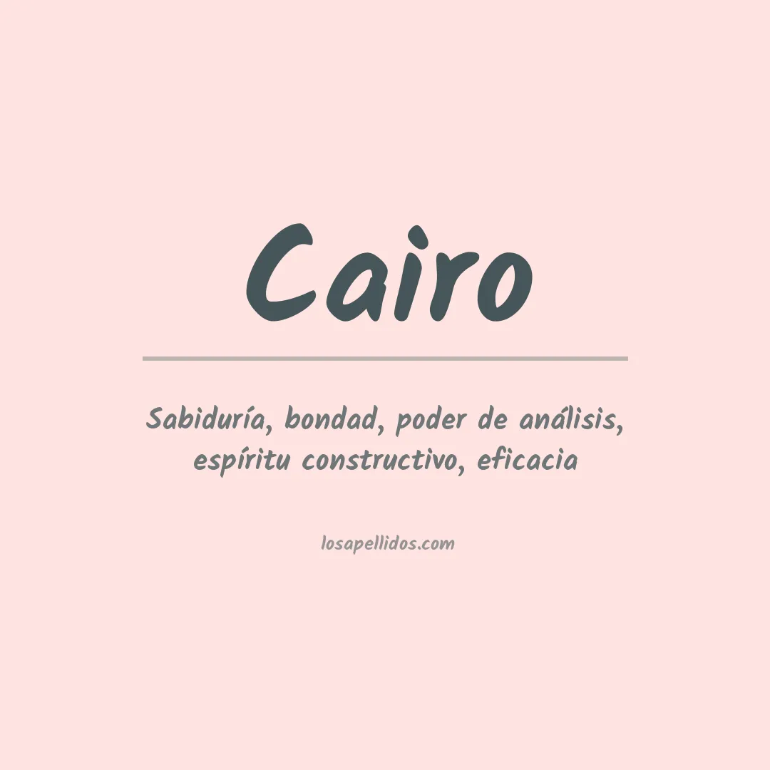 Apellido Cairo