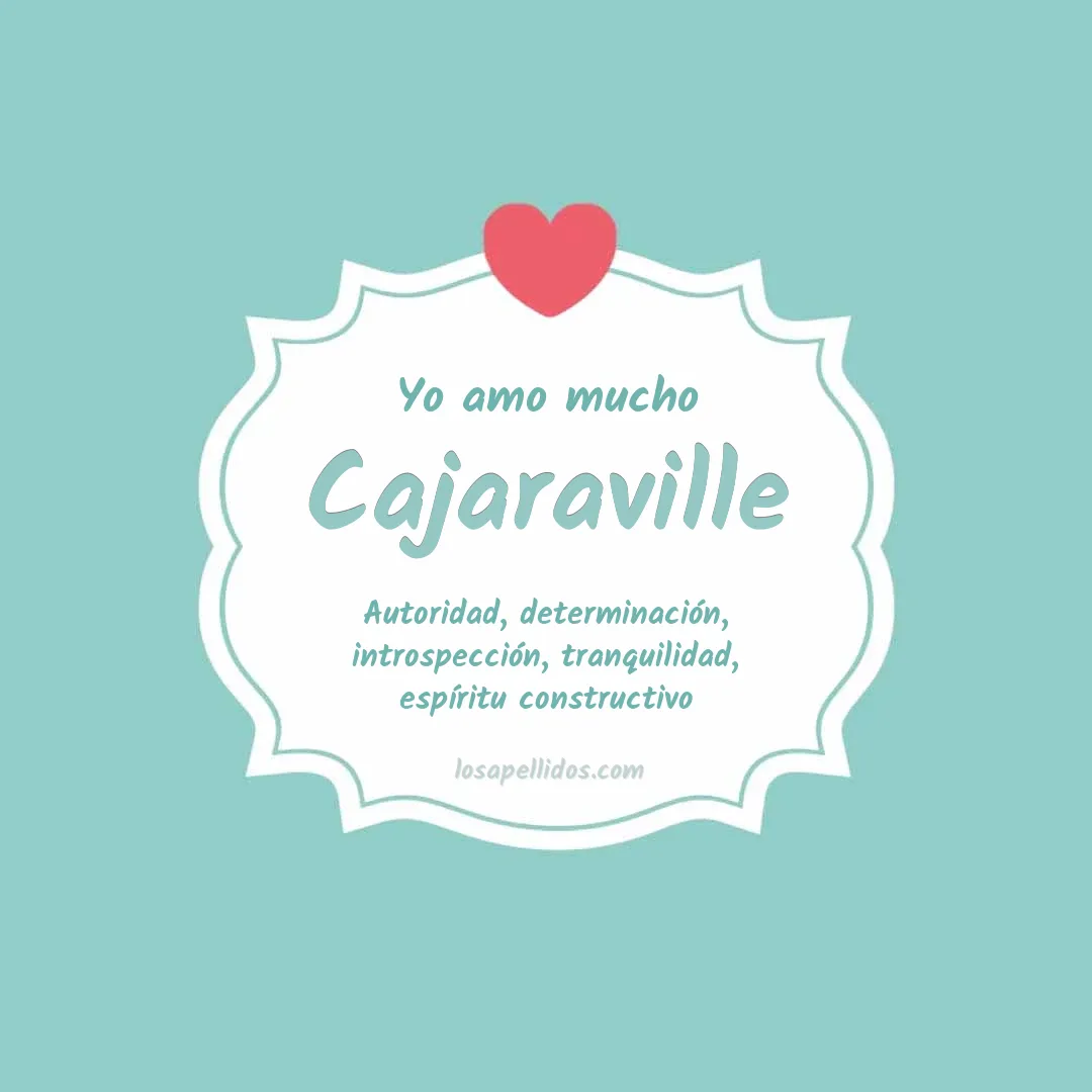 Yo amo mucho Cajaraville