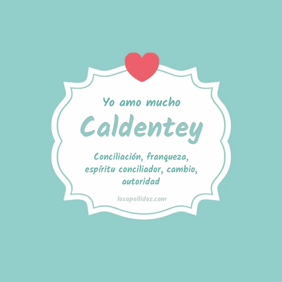 Yo amo mucho Caldentey