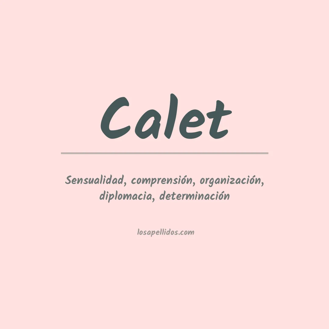 Apellido Calet