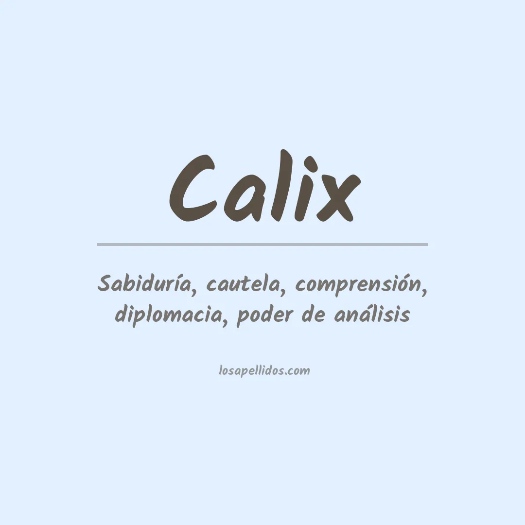 Apellido Calix
