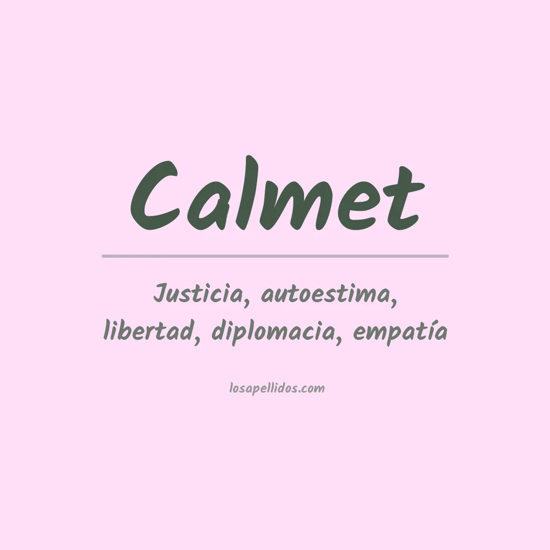 Apellido Calmet