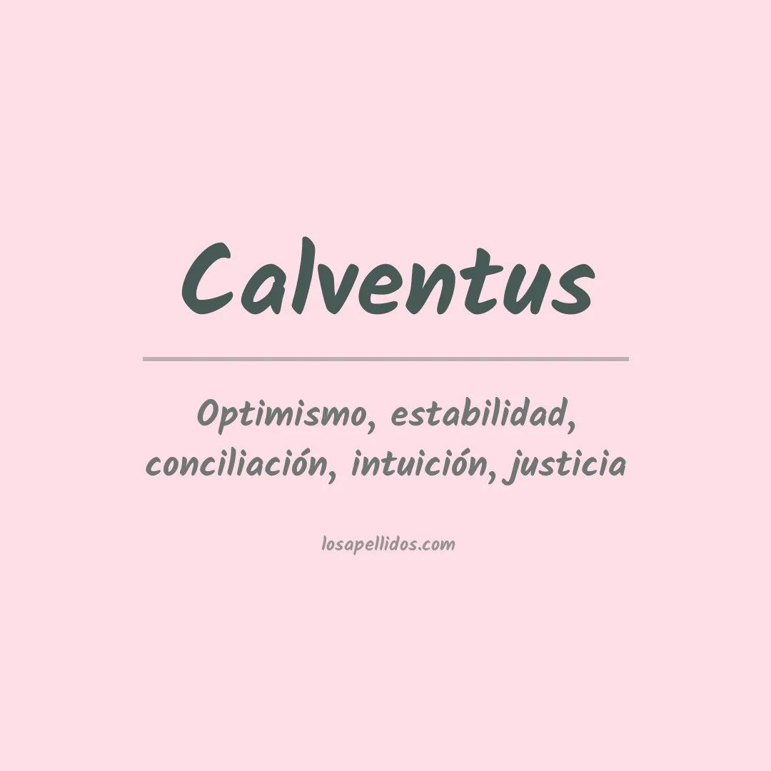 Apellido Calventus