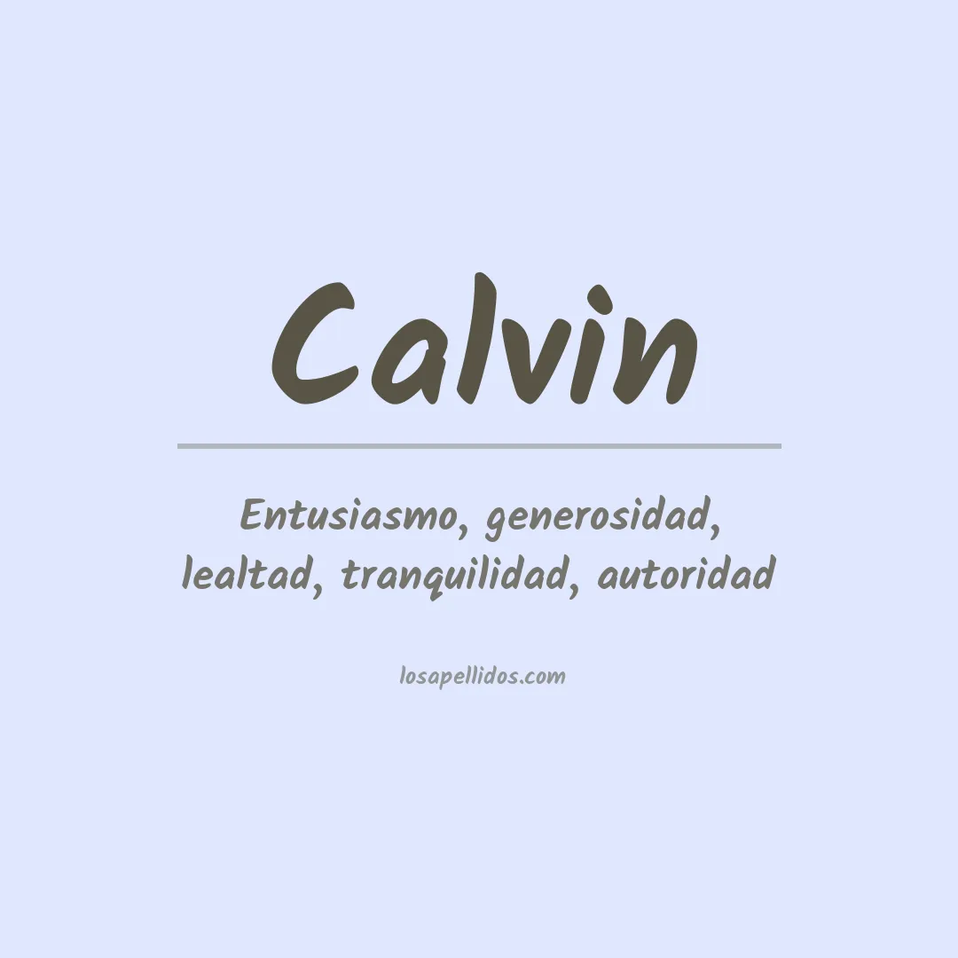Apellido Calvin