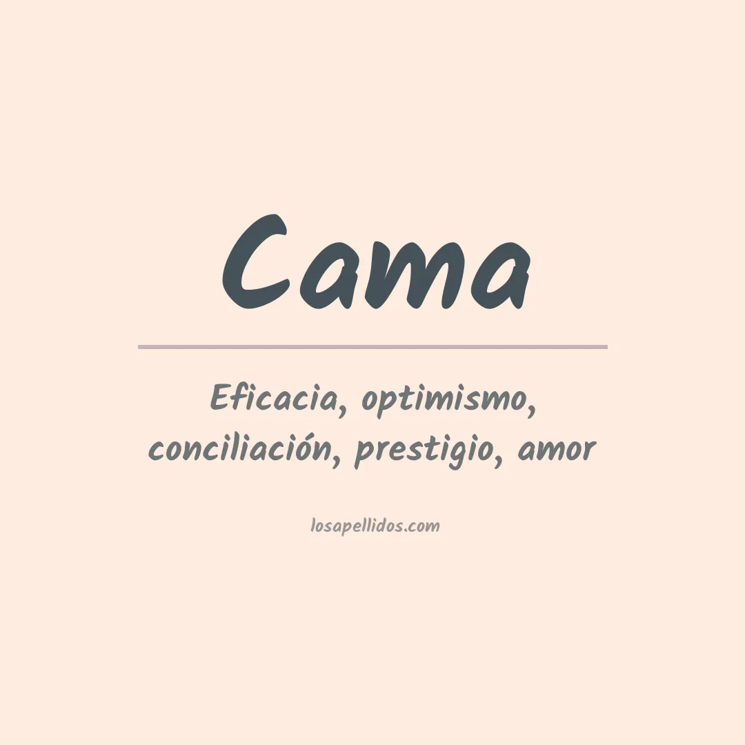 Apellido Cama