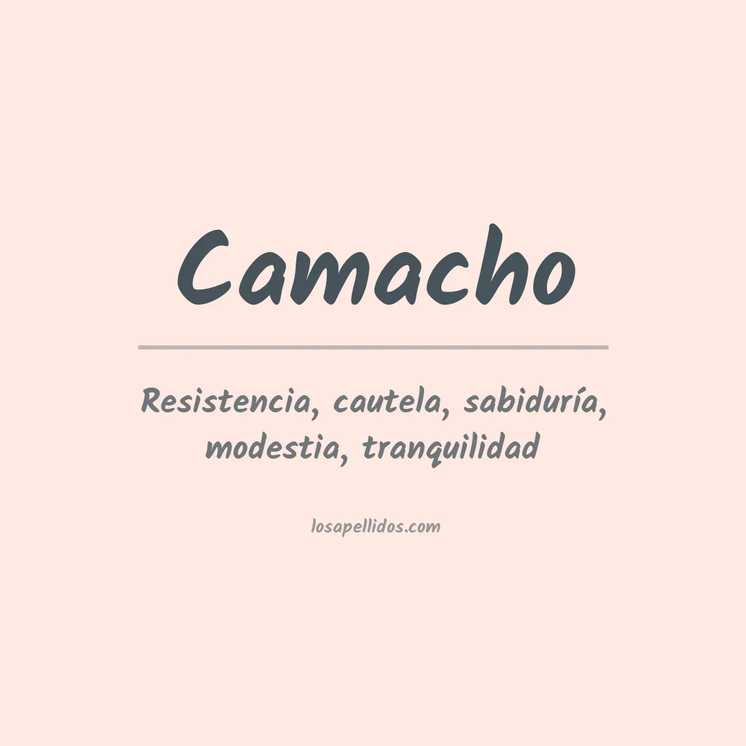 Apellido Camacho