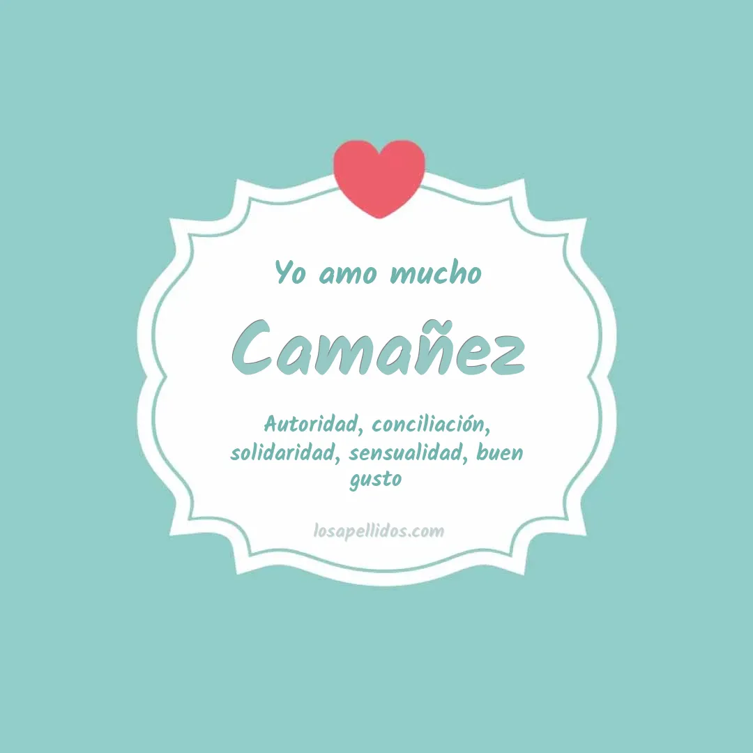 Yo amo mucho Camañez