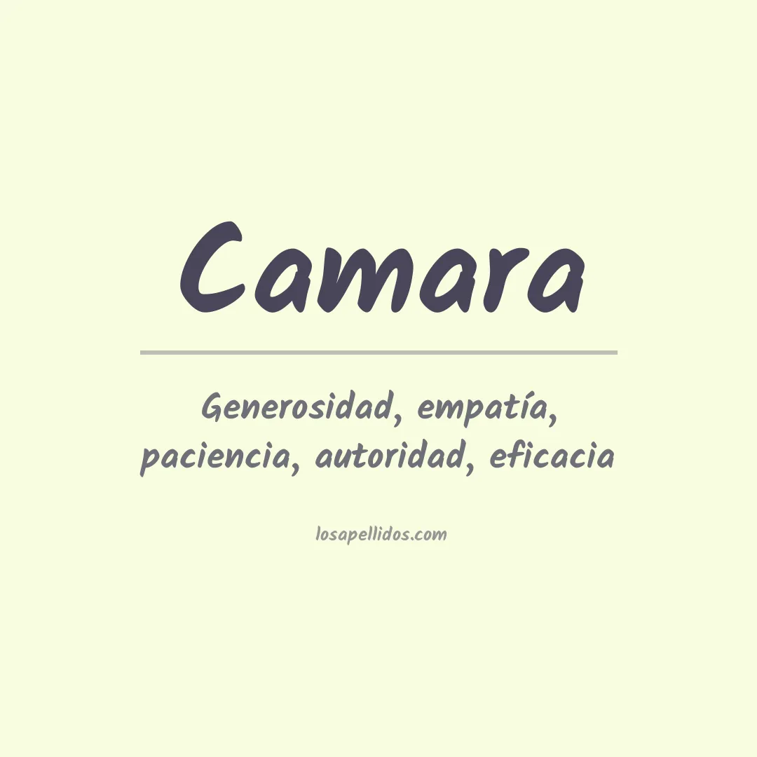 Apellido Camara