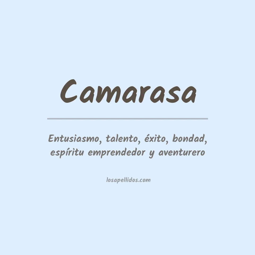 Apellido Camarasa