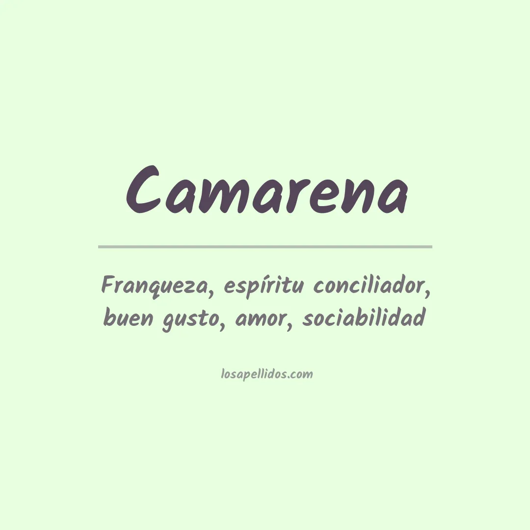 Apellido Camarena