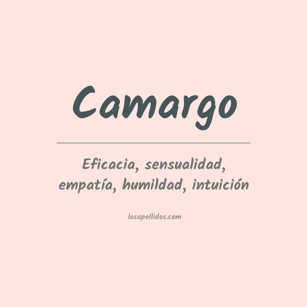 Apellido Camargo