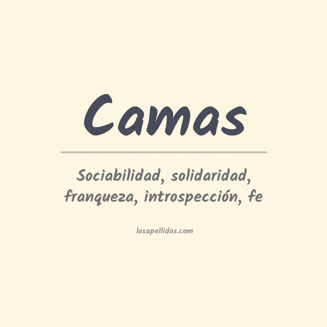 Apellido Camas