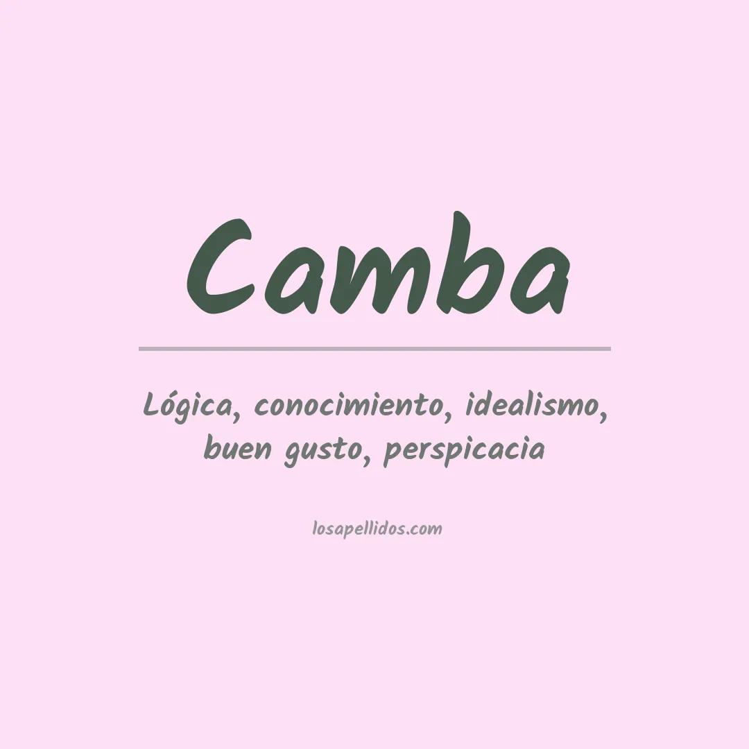 Apellido Camba