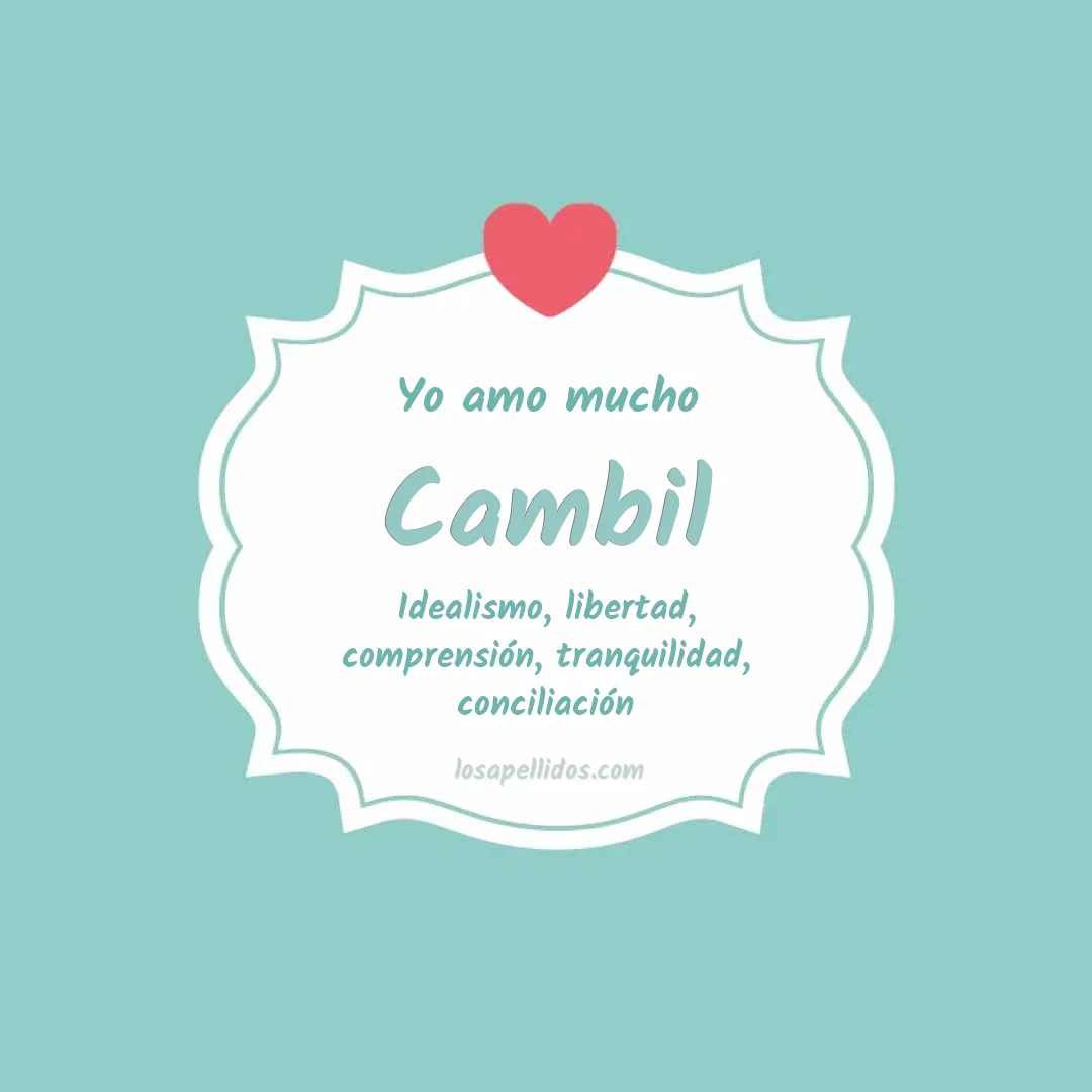 Yo amo mucho Cambil