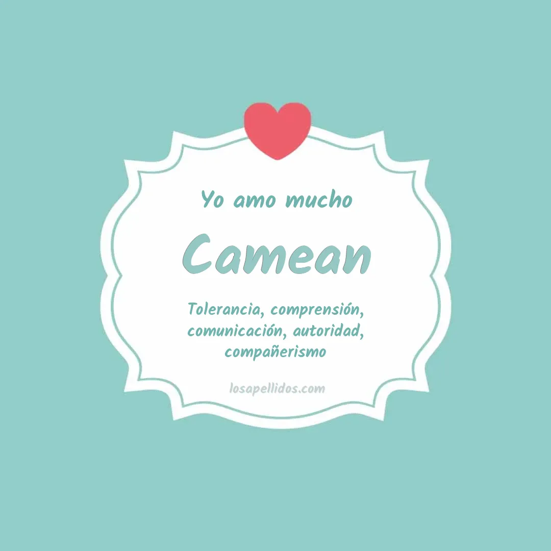 Yo amo mucho Camean