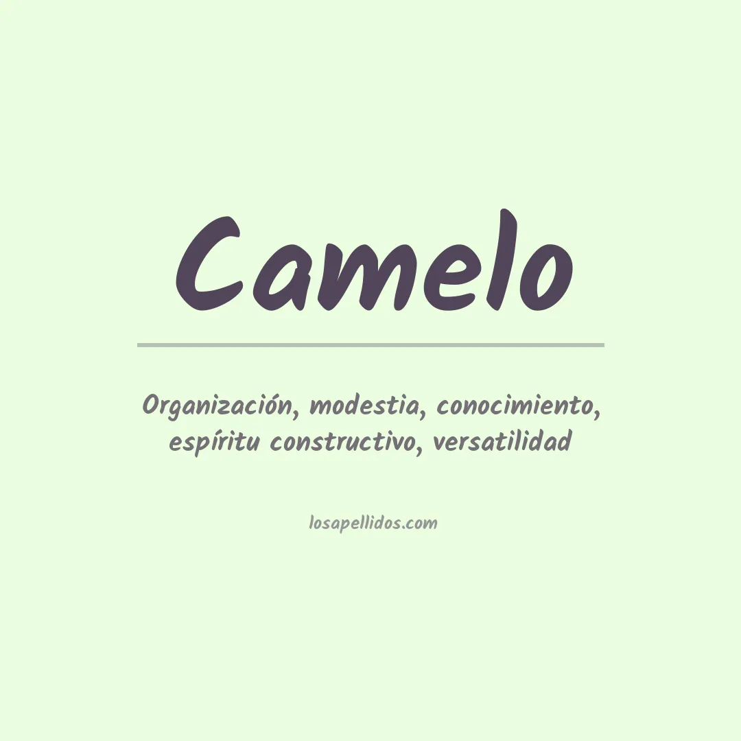 Apellido Camelo