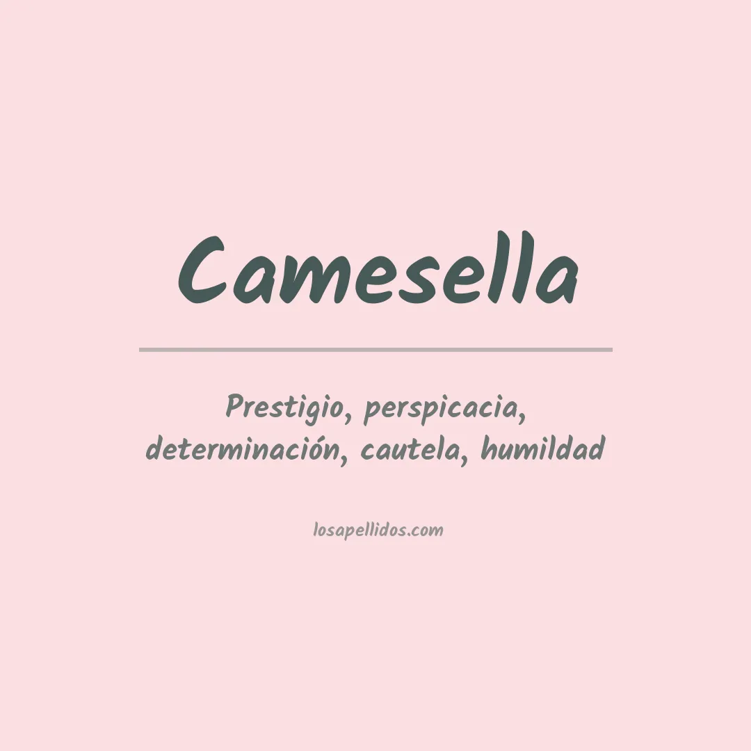 Apellido Camesella