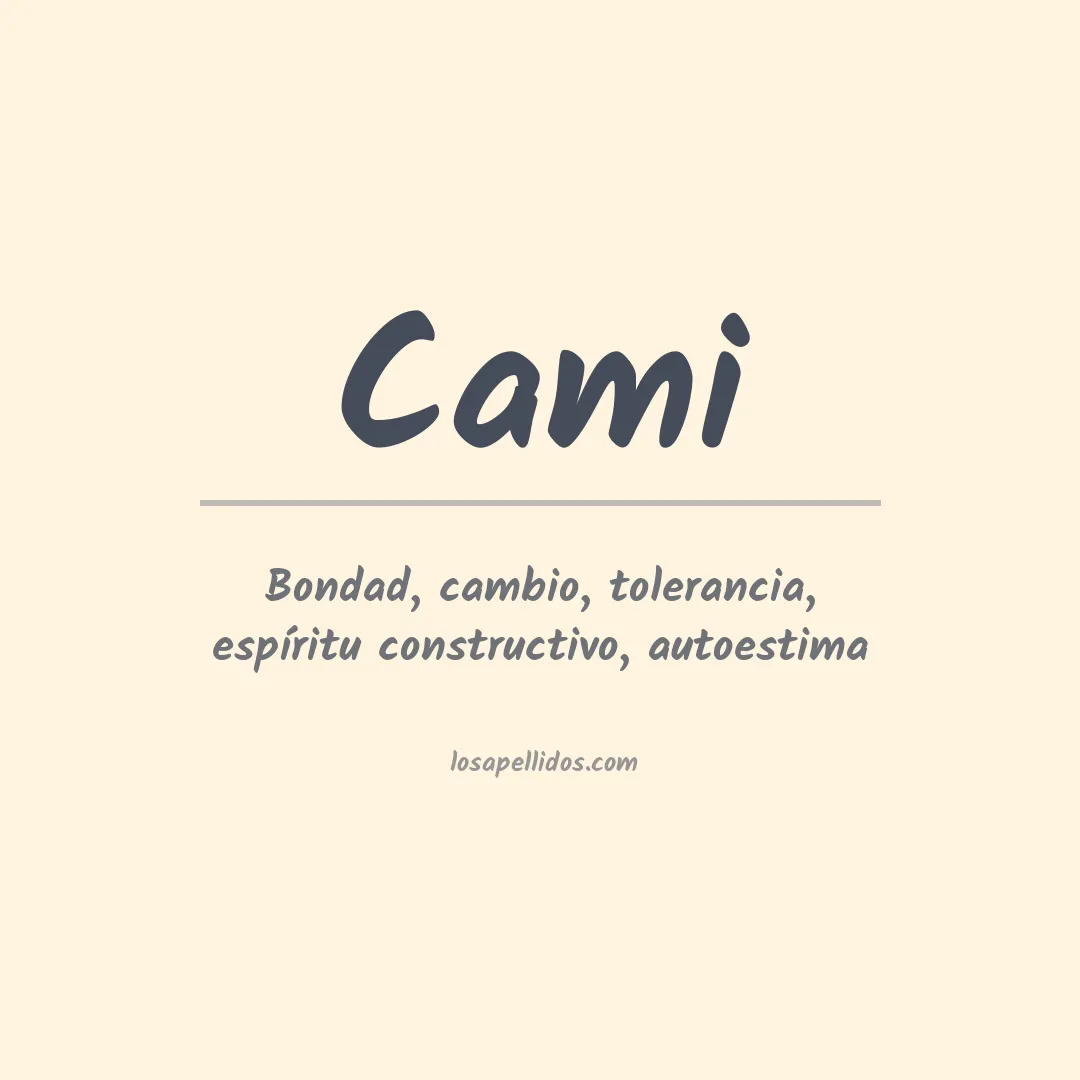 Apellido Cami