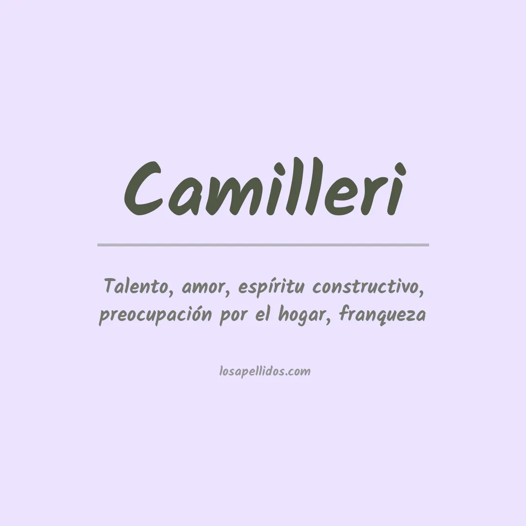 Apellido Camilleri