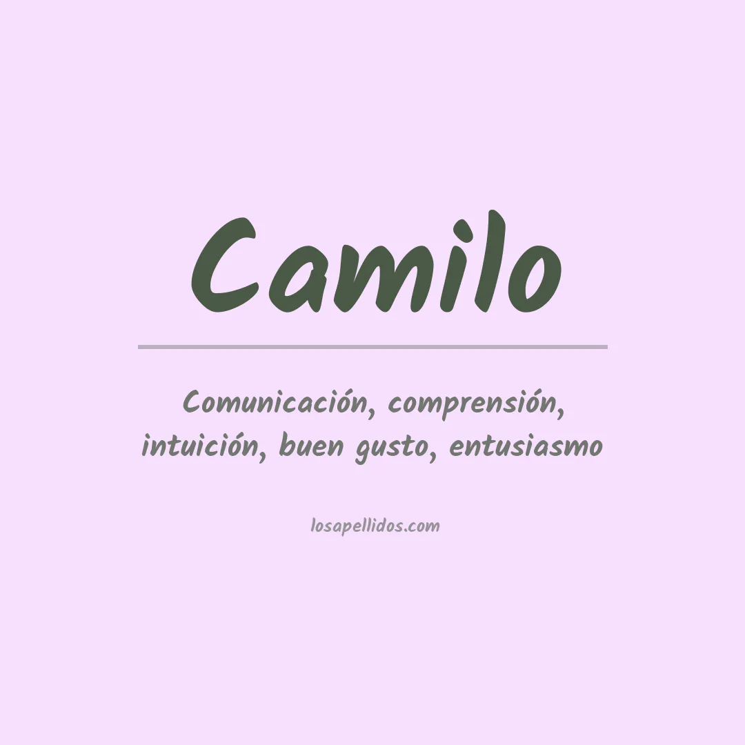 Apellido Camilo