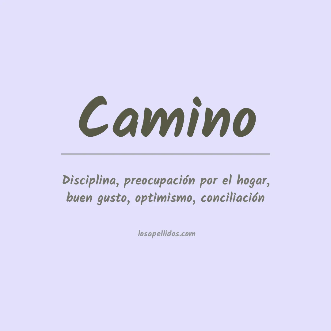Apellido Camino