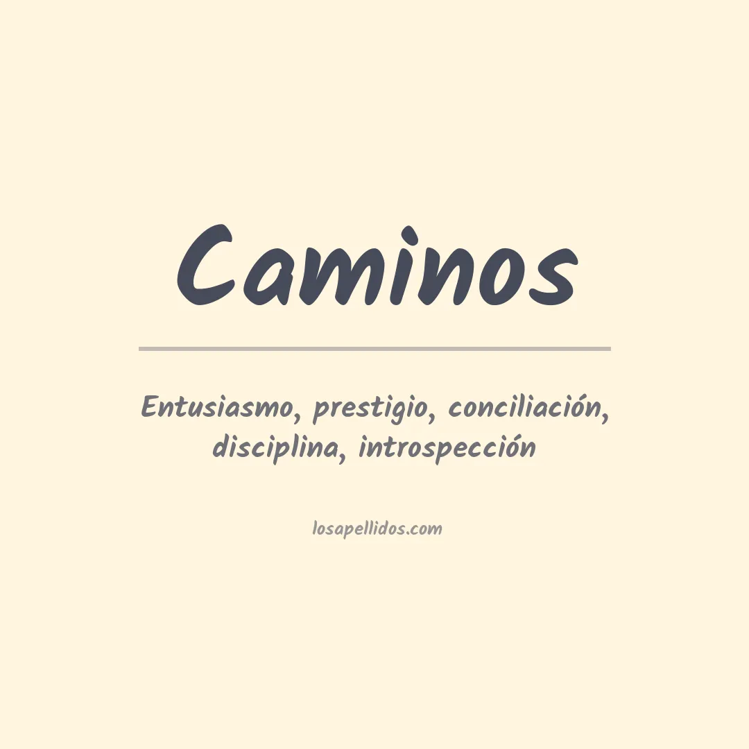 Apellido Caminos