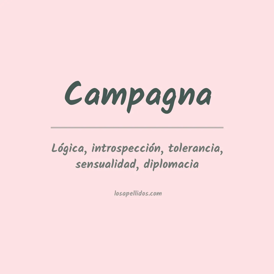 Apellido Campagna
